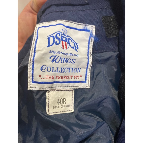US MILITARY 8405-01-298-6893 Lightweight Jacket  Navy Blue size 40R - Picture 5 of 7